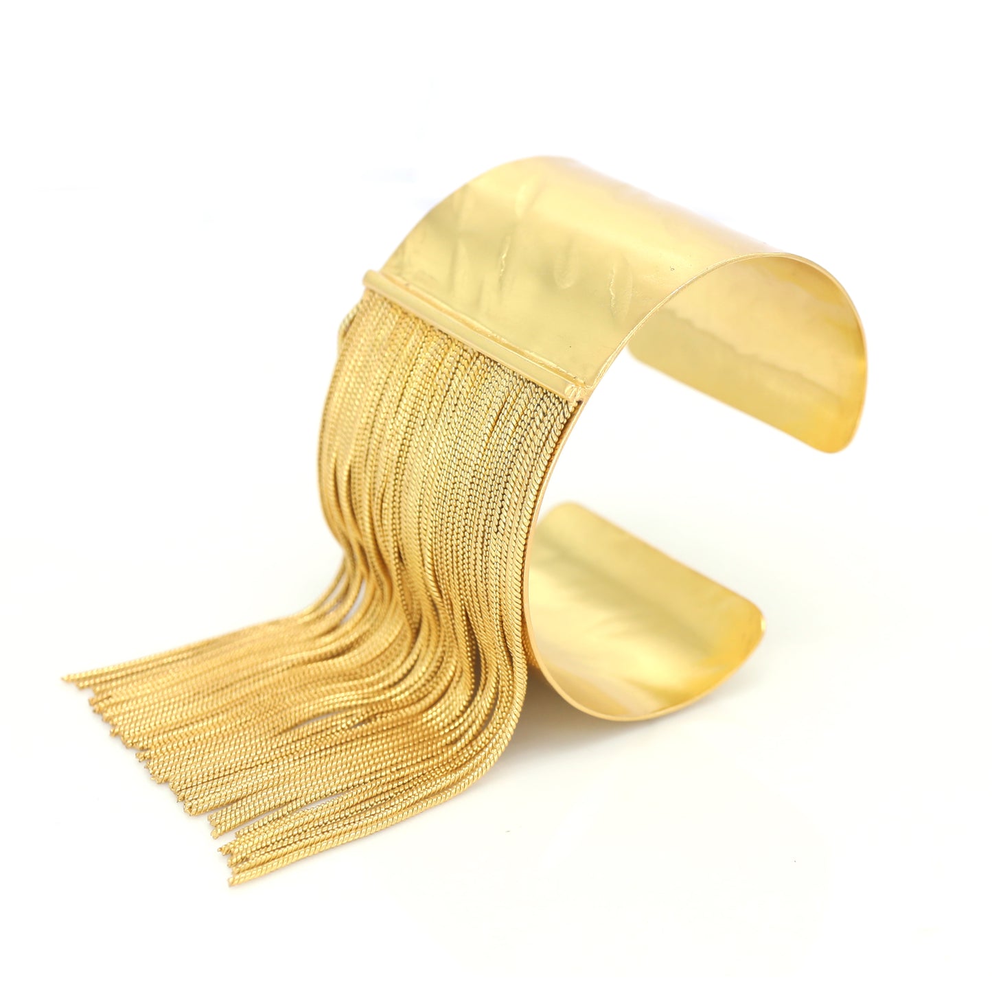 Elegant Gold Fringe Bracelet
