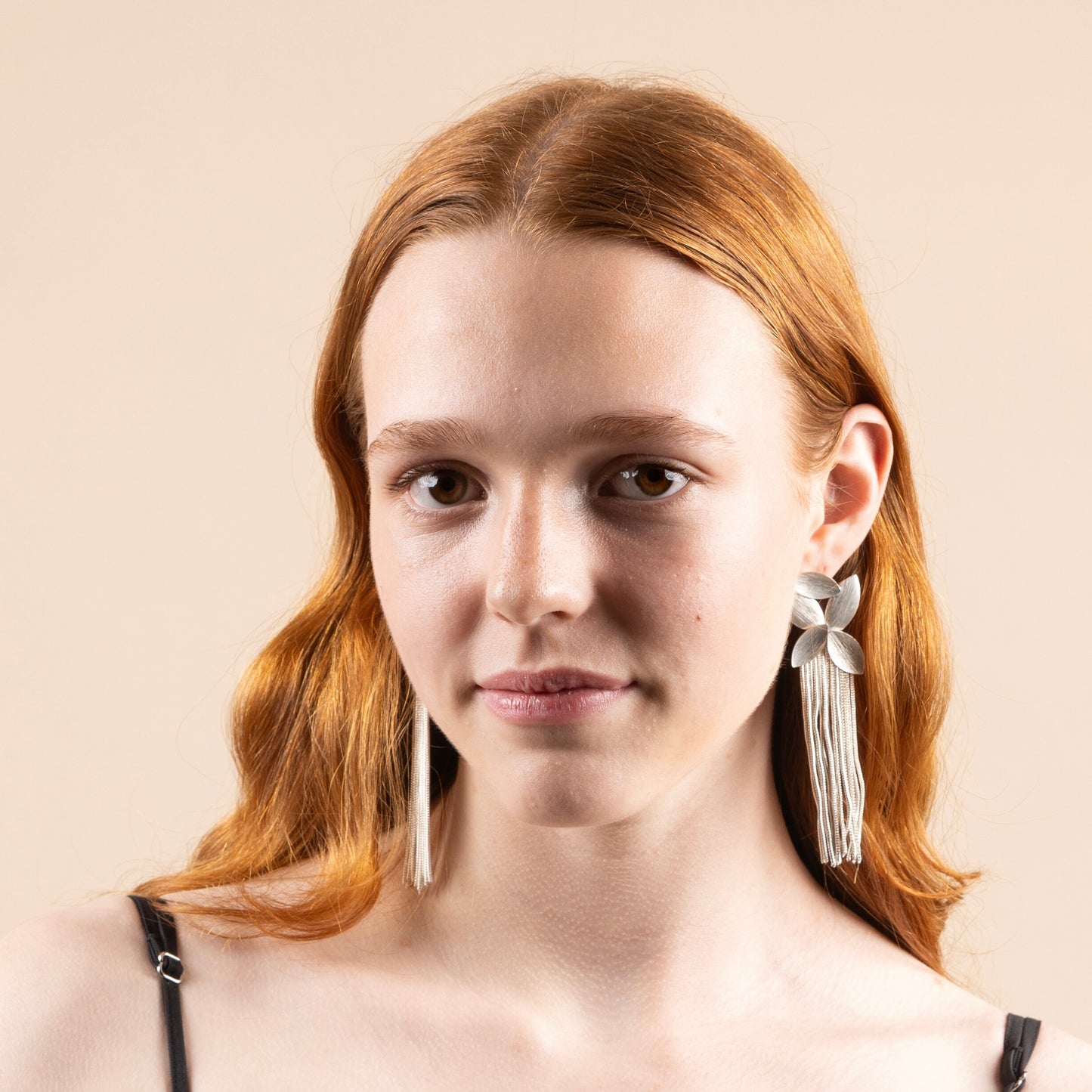 Leaf Fringe Earrings
