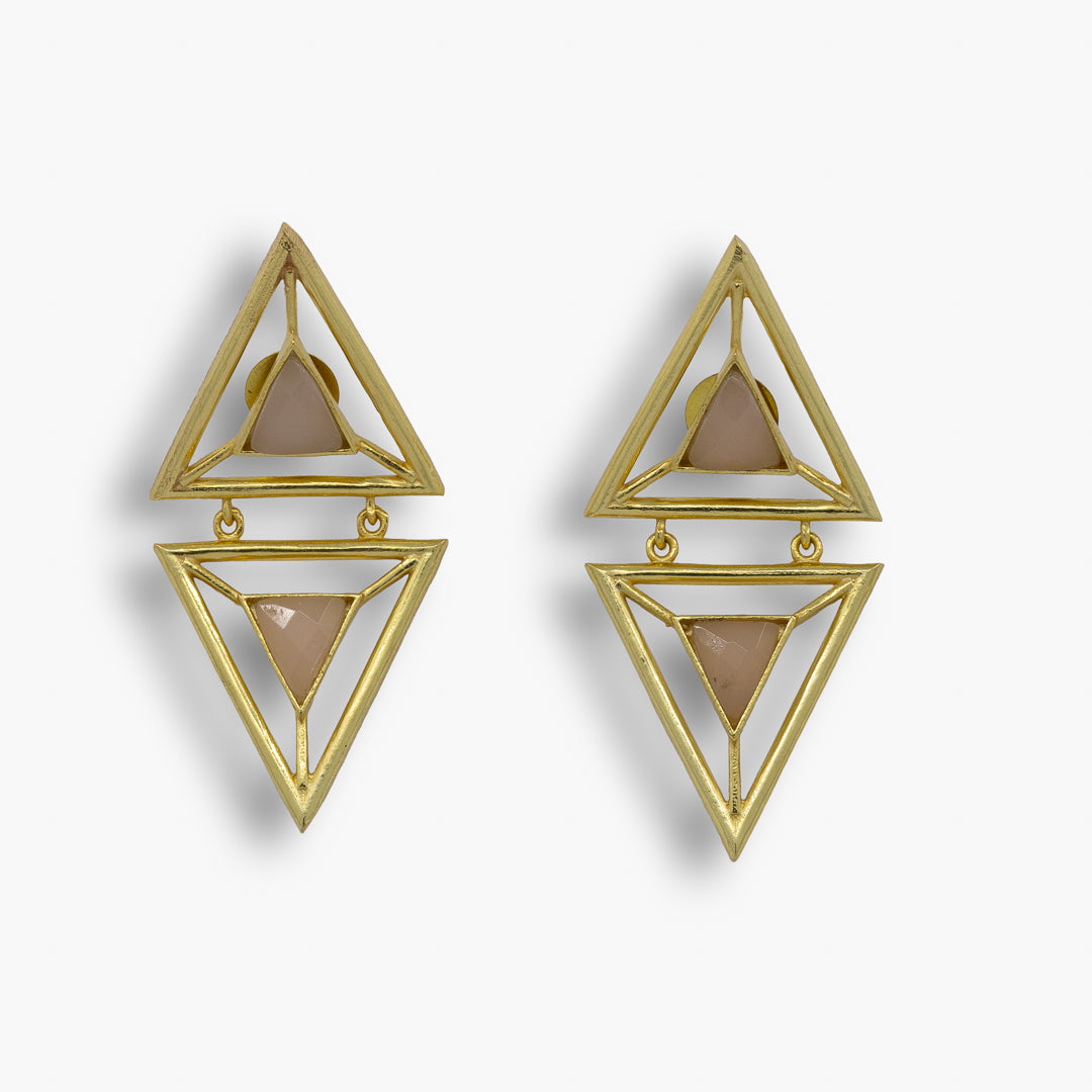 Triad Drop Earrings