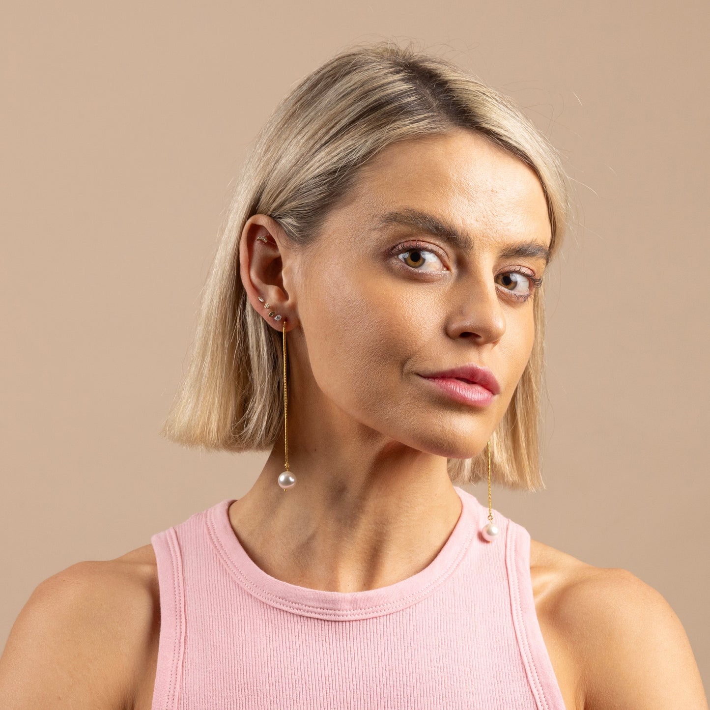 Timeless Pearl Dangle Earrings