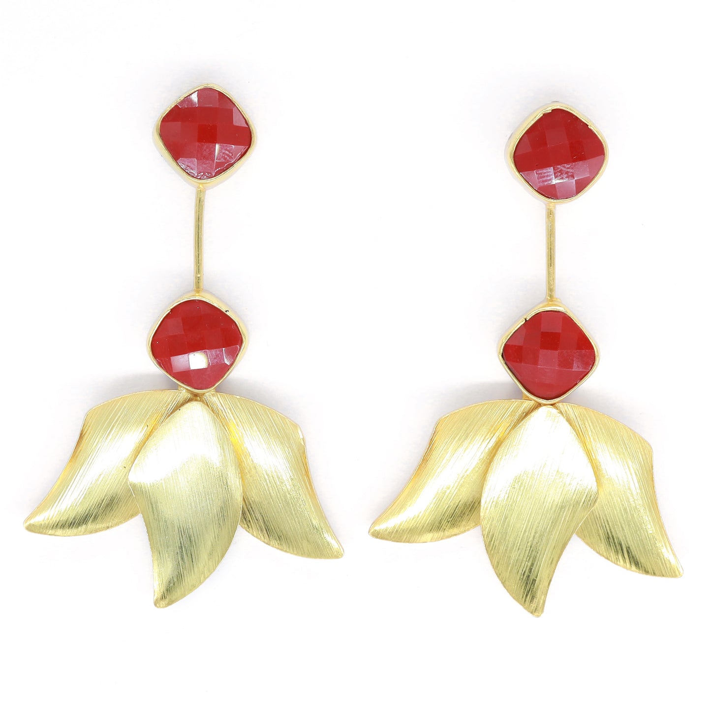 Inverted Lotus Earrings