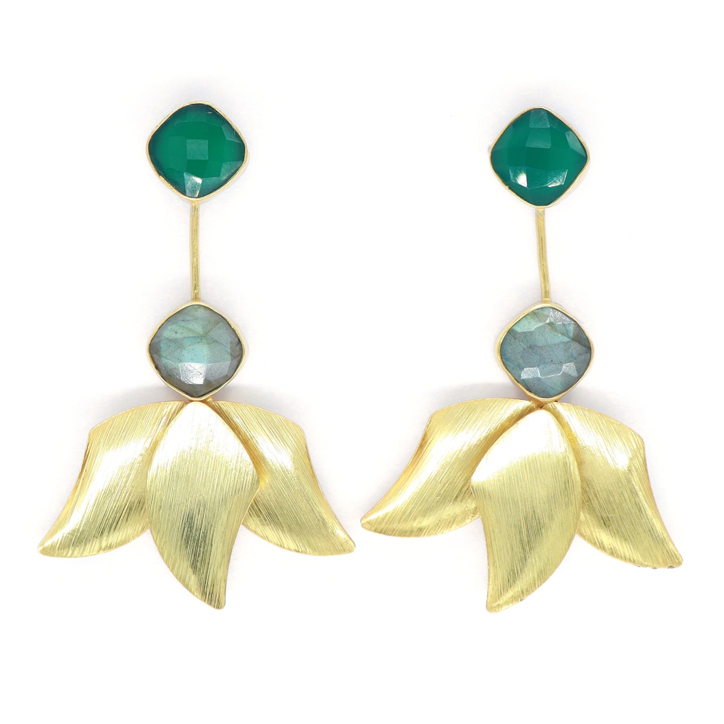 Inverted Lotus Earrings