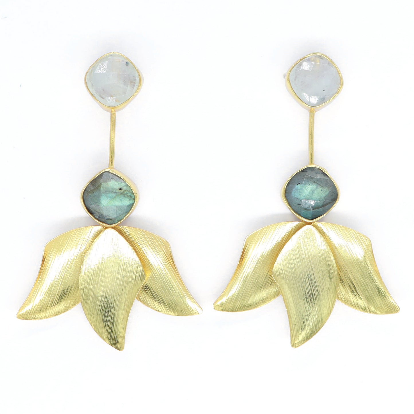 Inverted Lotus Earrings