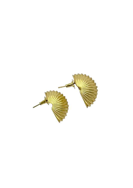 Gold Seashell Earrings
