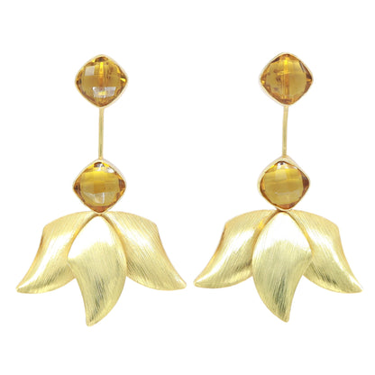 Inverted Lotus Earrings