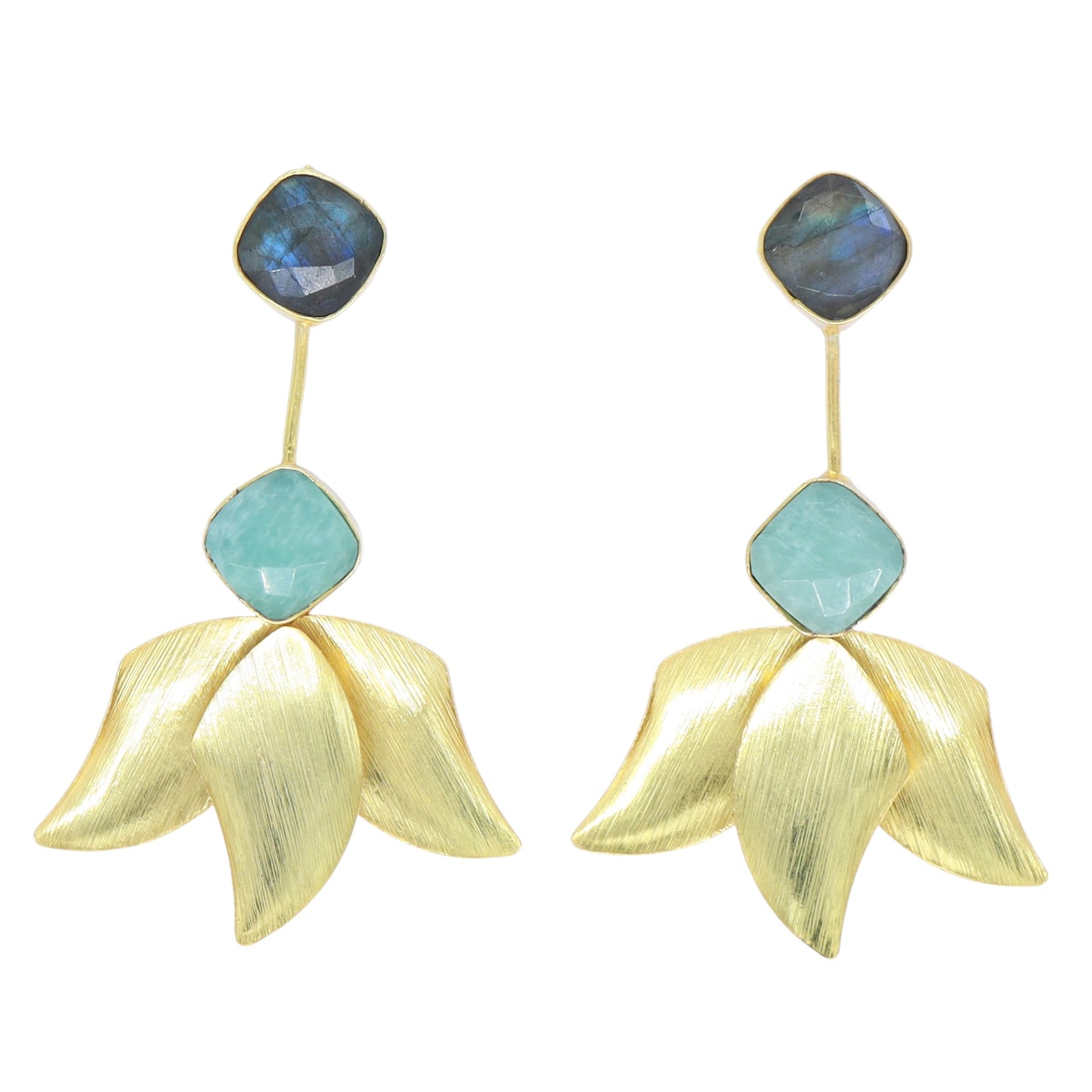 Inverted Lotus Earrings