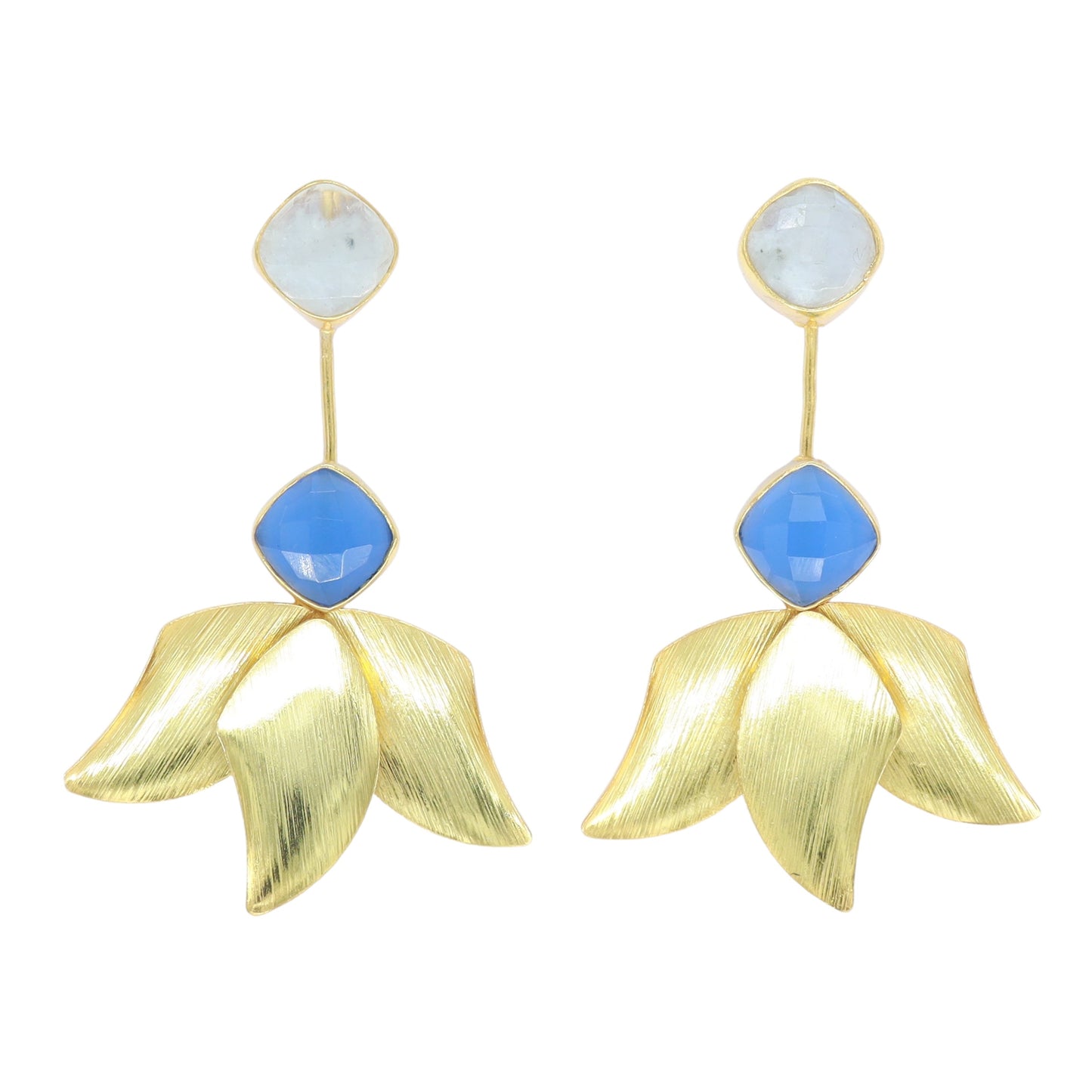 Inverted Lotus Earrings
