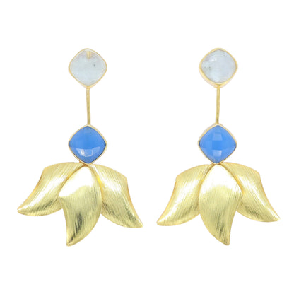 Inverted Lotus Earrings
