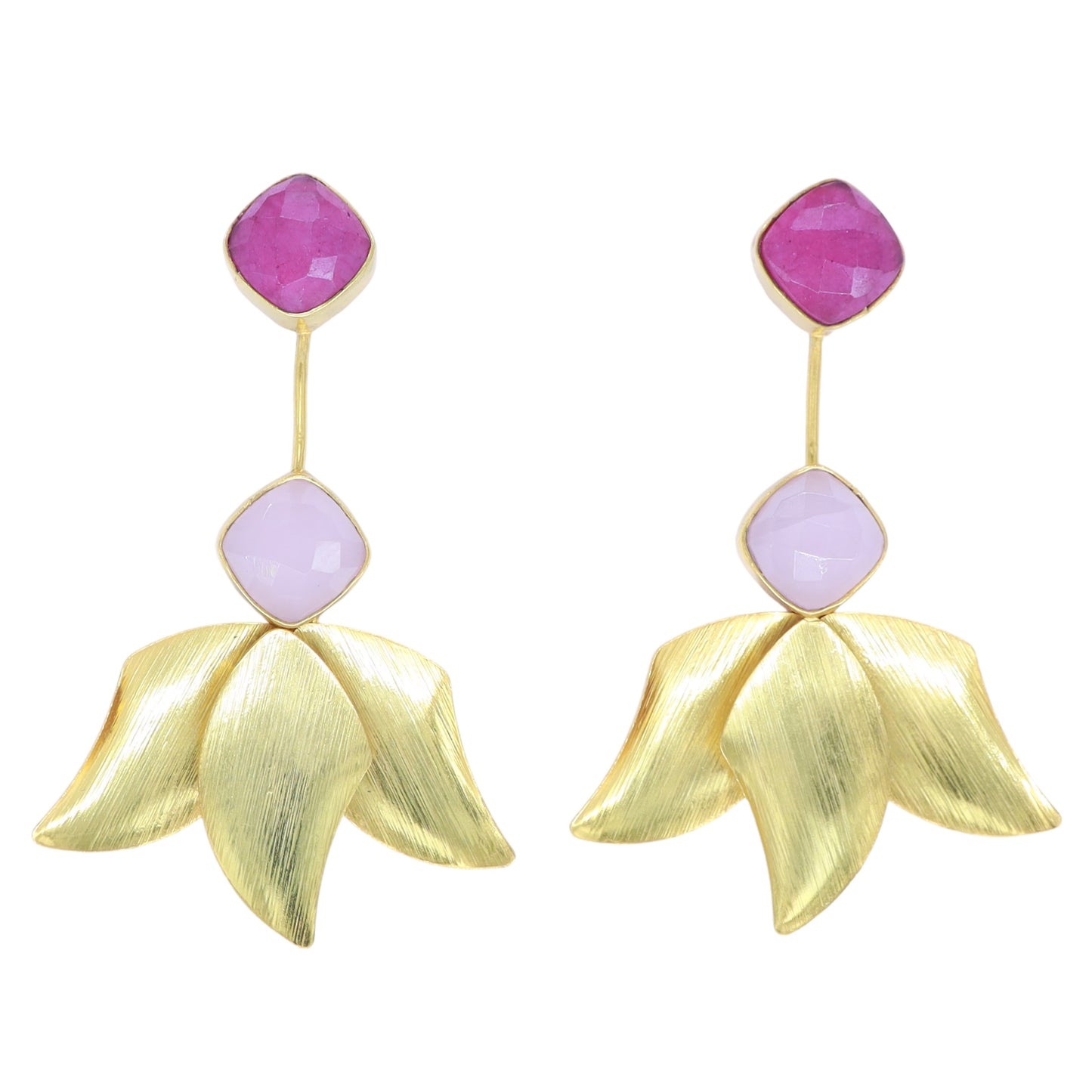Inverted Lotus Earrings