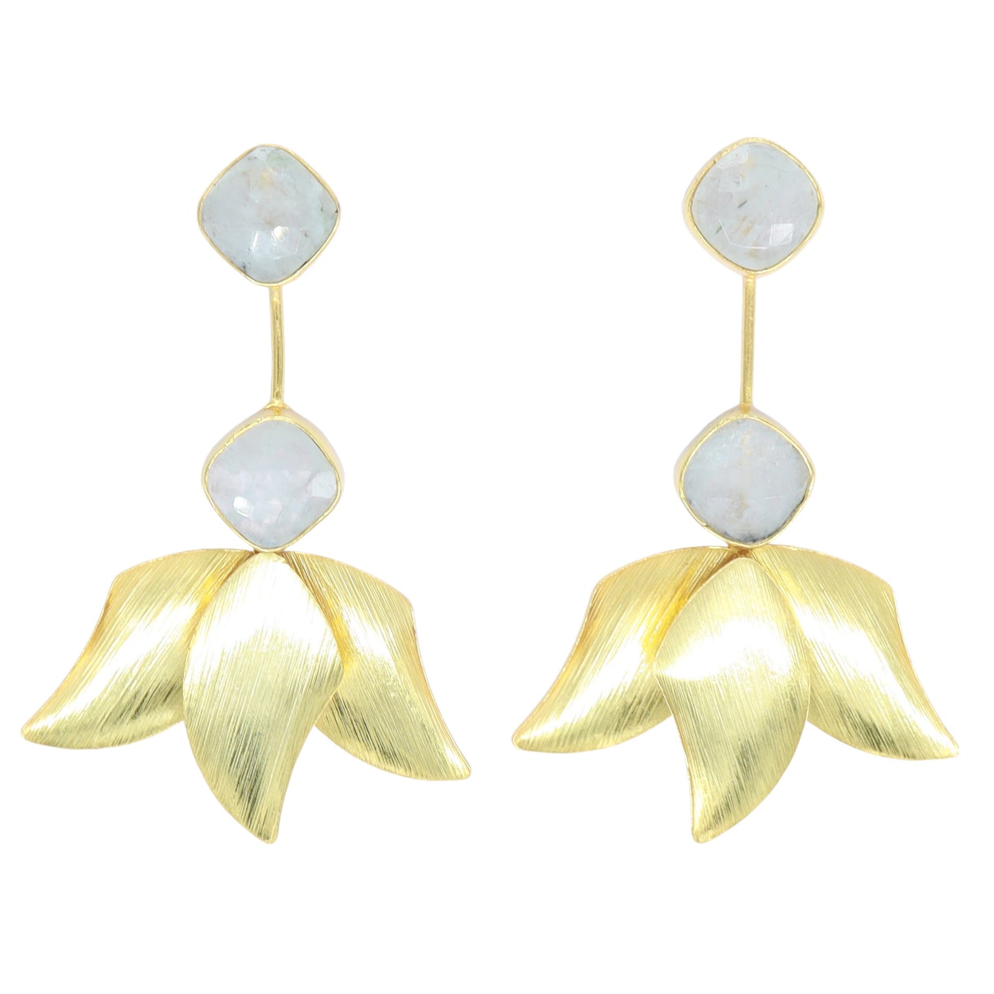 Inverted Lotus Earrings
