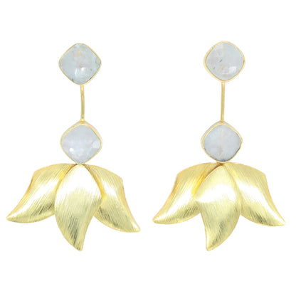 Inverted Lotus Earrings