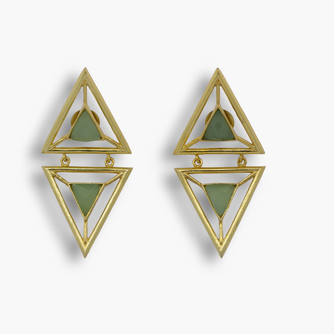 Triad Drop Earrings