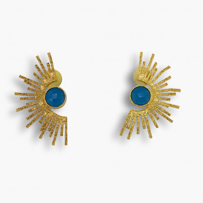 Sunburst Floral Earrings