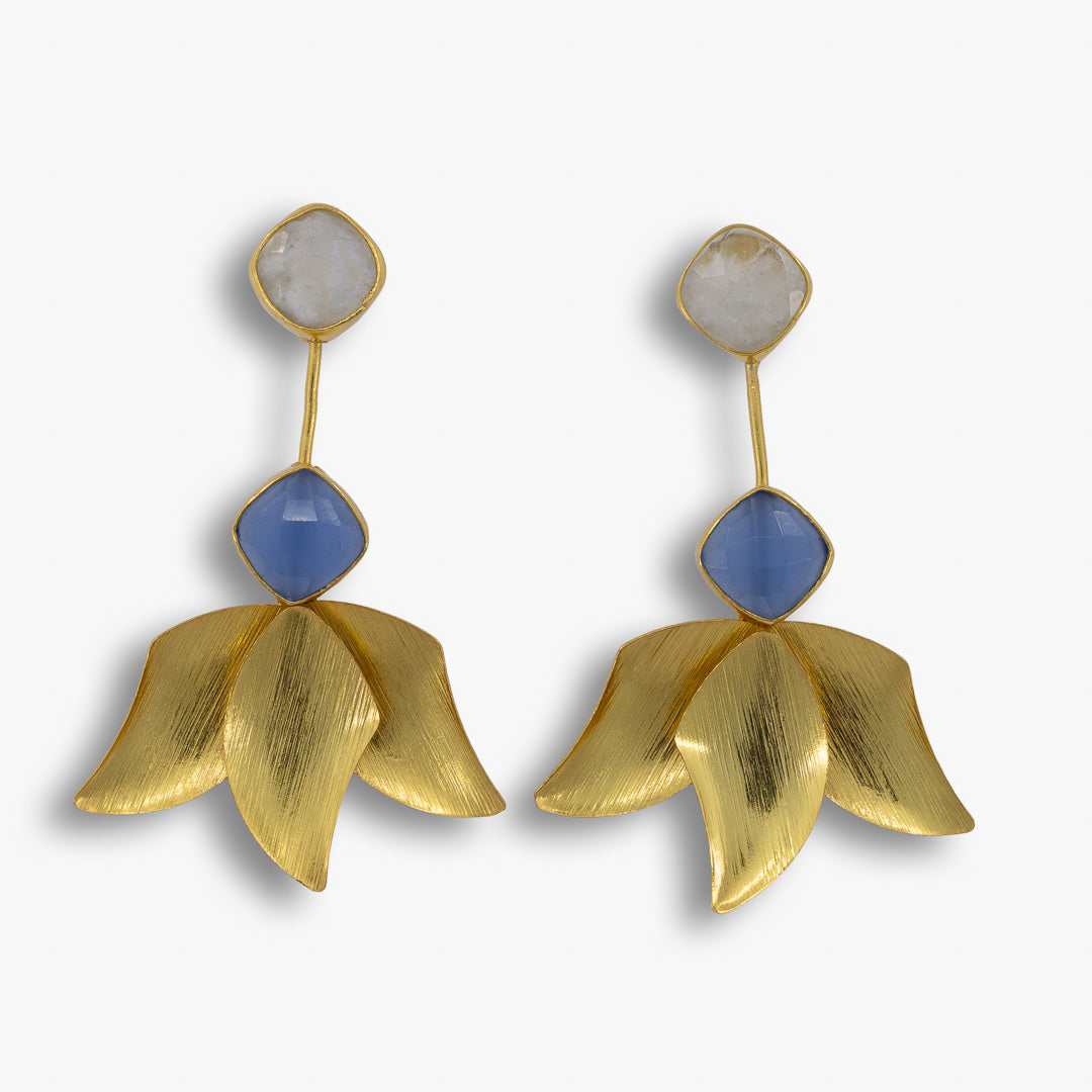 Inverted Lotus Earrings