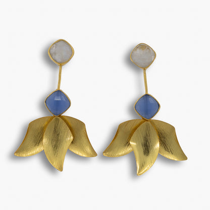 Inverted Lotus Earrings