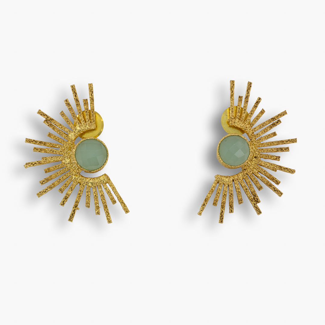 Sunburst Floral Earrings
