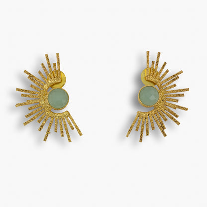 Sunburst Floral Earrings