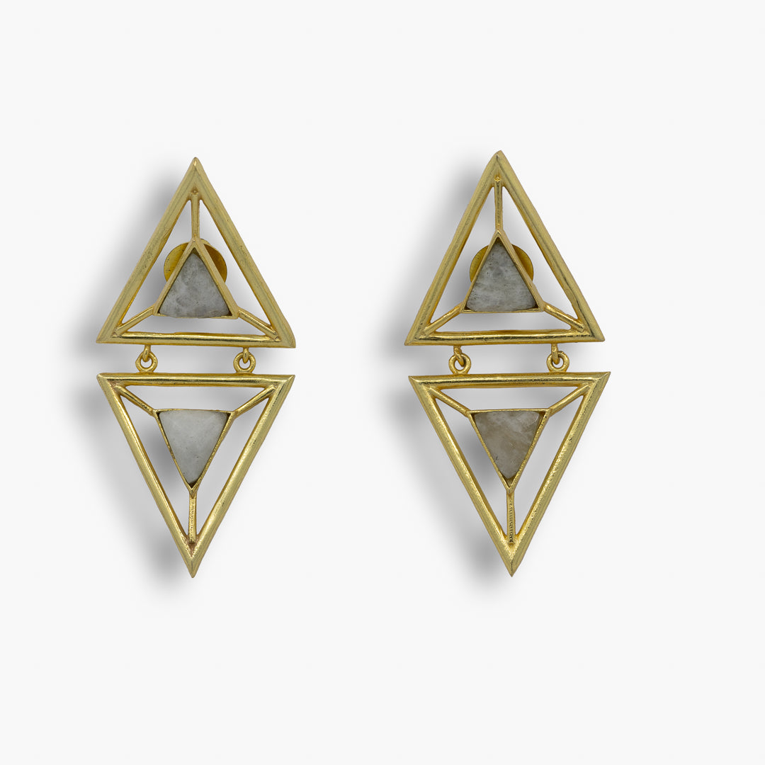 Triad Drop Earrings