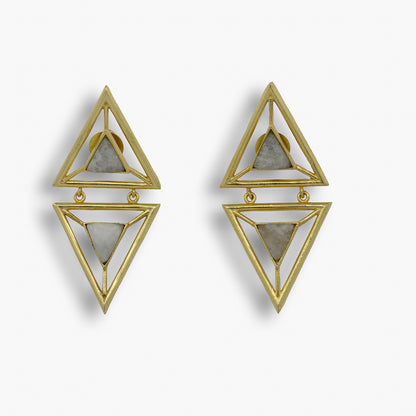 Triad Drop Earrings