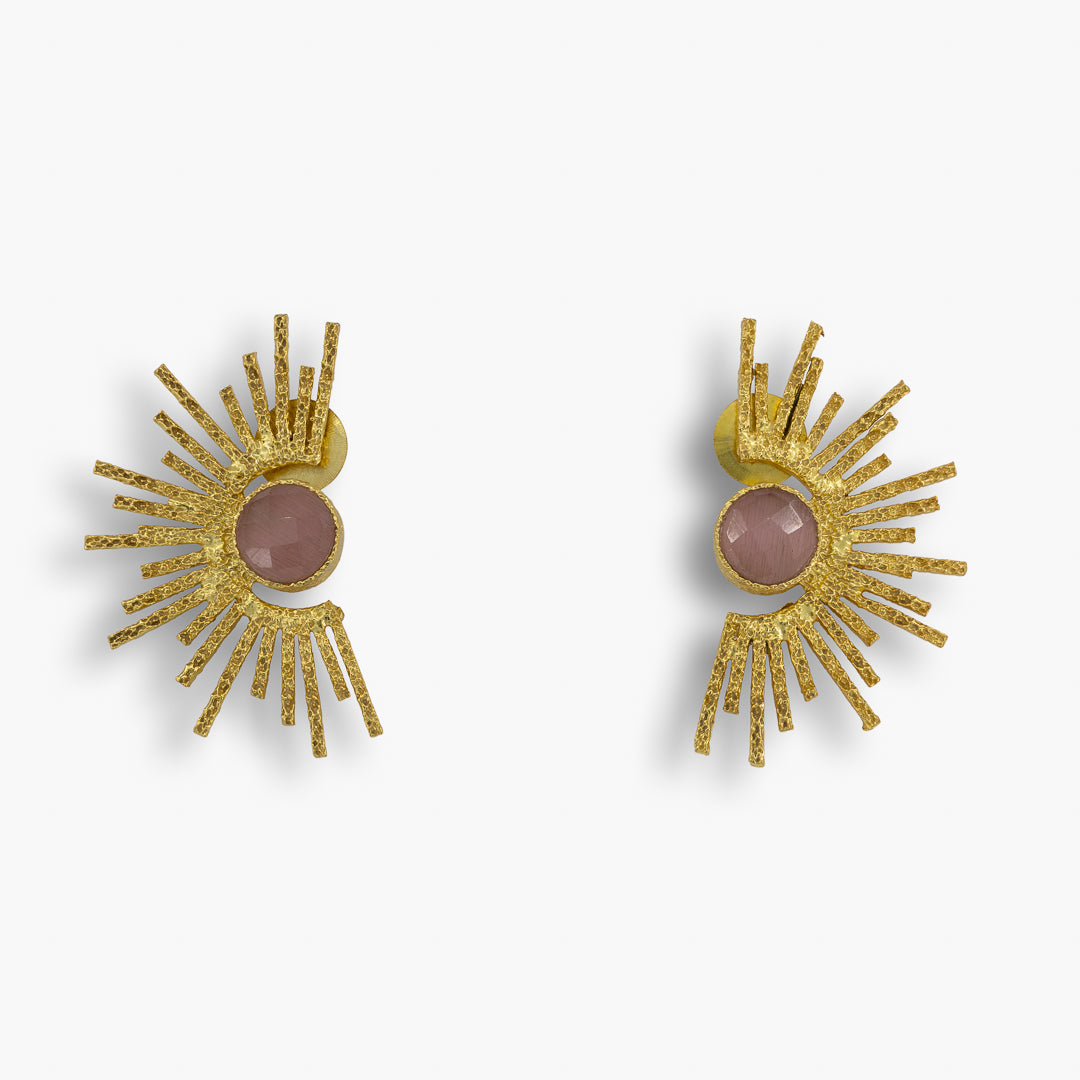 Sunburst Floral Earrings