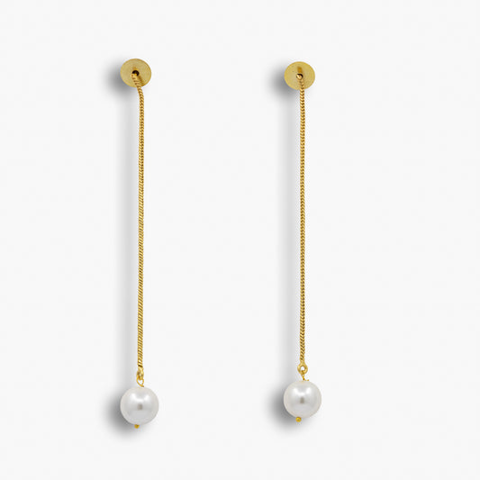 Timeless Pearl Dangle Earrings