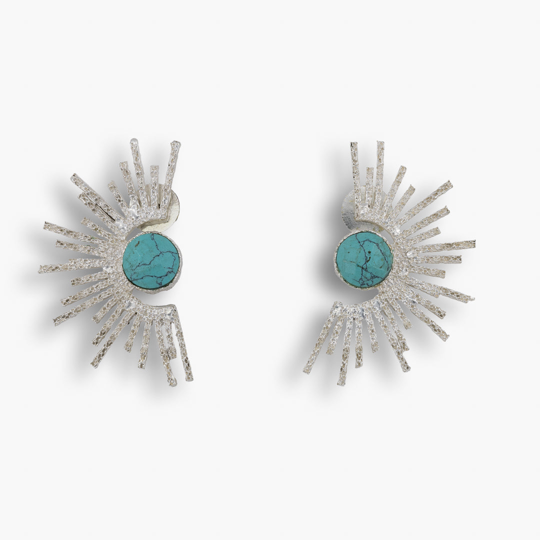 Sunburst Floral Earrings