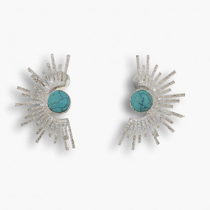 Sunburst Floral Earrings