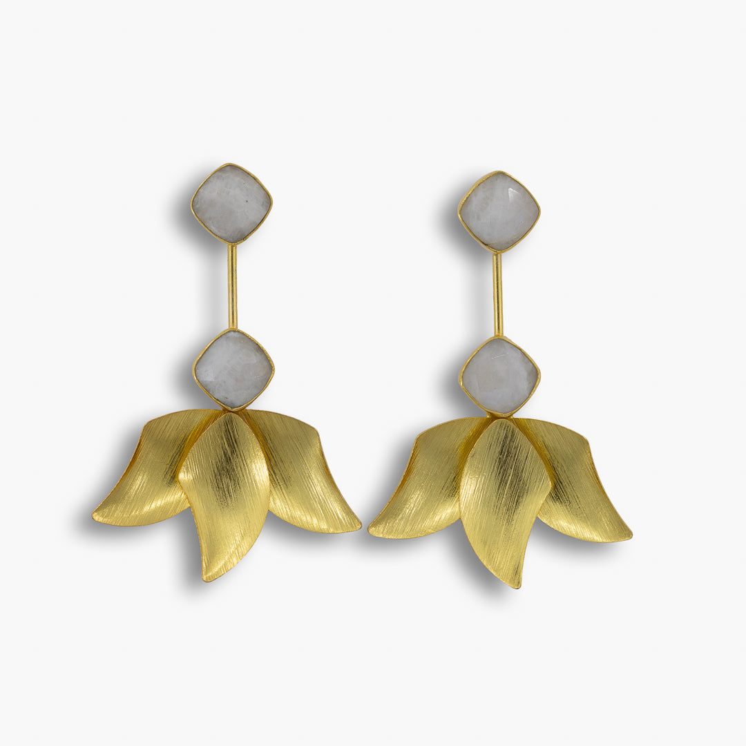 Inverted Lotus Earrings