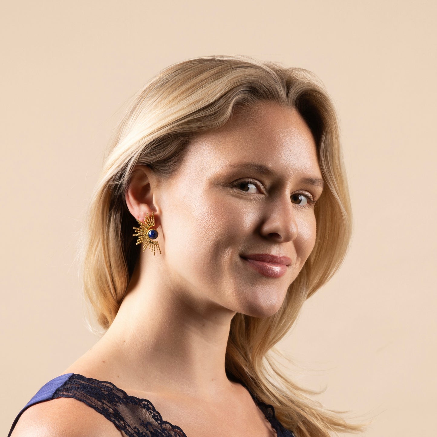 Sunburst Floral Earrings