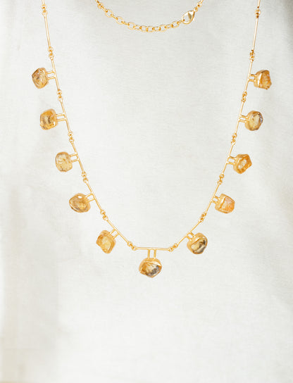 Sculpted Stone Necklace