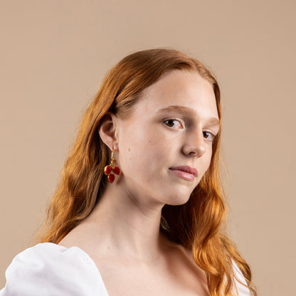 Elegance Cluster Earrings