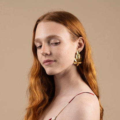 Leaf Cluster Earrings